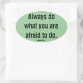 Wir waren Liars Motto Sticker: immer tun... Ovaler Aufkleber (Tasche)