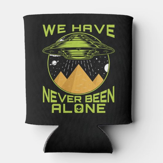 Wir waren noch nie allein alte Außerirdischen Ägyp Dosenkühler (Rückseite)