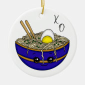 Wir waren Ramen | Funny Christmas Puff Keramik Ornament (Vorne)