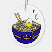 Wir waren Ramen | Funny Christmas Puff Keramik Ornament (Links)