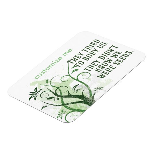 Wir waren Samen inspirierend Zitat maßgeschneidert Magnet (Linke Seite)