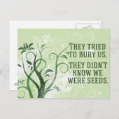 Wir waren Samen Postkarte (Vorne/Hinten)