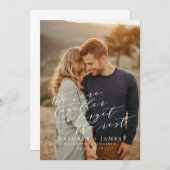 Wir waren zusammen Save the Date Card (Vorne/Hinten)