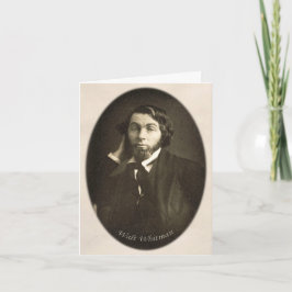 "Wir waren zusammen. "Walt Whitman Liebe-Zitat Karte