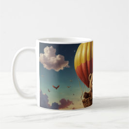 Wir warten schon! Braun-Baby-Duschbär Kaffeetasse