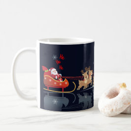 Wir warteten Sankt Ho! Ho! Ho! Winterurlaub Kaffeetasse