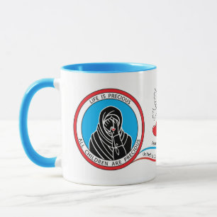 Wir weinen alle gleich 3 Rot Tasse