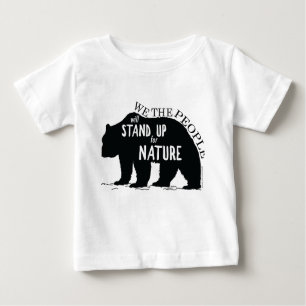 Wir, welche die Leute oben für Natur - Bär stehen Baby T-shirt