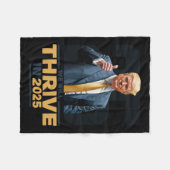 Wir werden 2025 gedeihen! fleecedecke (Vorderseite (Horizontal))