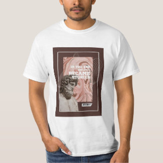 Wir werden alle Geschichten-Typografie-T-Shirt  T-Shirt