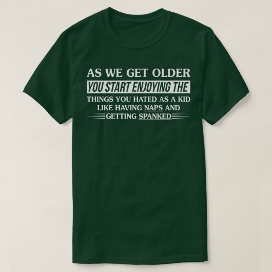 Wir werden älter T-Shirt (Design vorne)