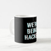 Wir werden angegriffen kaffeetasse (Vorderseite Links)