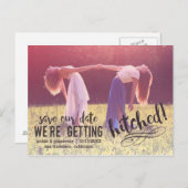 Wir werden angeschlagen | Benutzerdefiniertes Foto Ankündigungspostkarte (Vorne/Hinten)