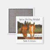 Wir werden angeschlagen! - Magnet Rett-the-Date (Vorderseite/Rückseite)