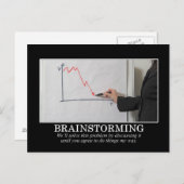 Wir werden Brainstorm, bis Sie mir zustimmen Postkarte (Vorne/Hinten)