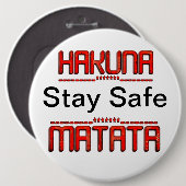 Wir werden COVID-19 überleben - eine Botschaft der Button (Vorne & Hinten)