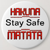 Wir werden COVID-19 überleben - eine Botschaft der Button (Vorderseite)