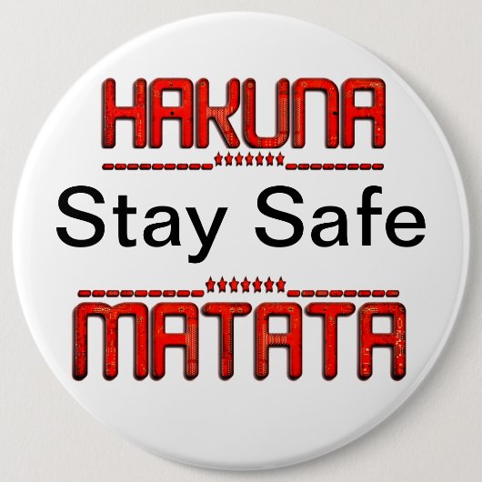 Wir werden COVID-19 überleben - eine Botschaft der Button (Vorderseite)