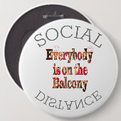 Wir werden COVID-19 überleben: Eine Botschaft der  Button (Vorne & Hinten)