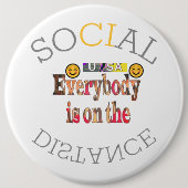 Wir werden COVID-19 überleben: Eine Botschaft der  Button (Vorderseite)