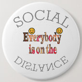 Wir werden COVID-19 überleben - eine Botschaft der Button (Vorderseite)