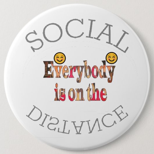 Wir werden COVID-19 überleben - eine Botschaft der Button (Vorderseite)