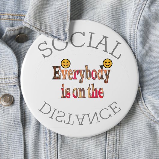 Wir werden COVID-19 überleben - eine Botschaft der Button (Beispiel)