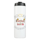 Wir werden COVID-19 überleben - eine Botschaft der Thermosbecher (Vorderseite)