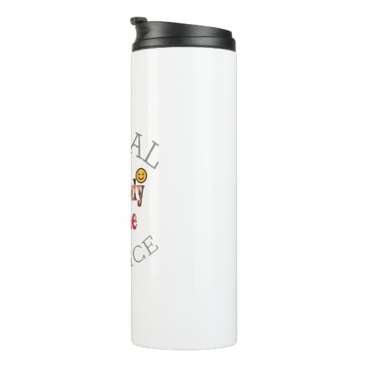 Wir werden COVID-19 überleben - eine Botschaft der Thermosbecher (Nach rechts gedreht)