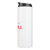 Wir werden COVID-19 überleben - Stärke und Widerst Thermosbecher (Nach rechts gedreht)