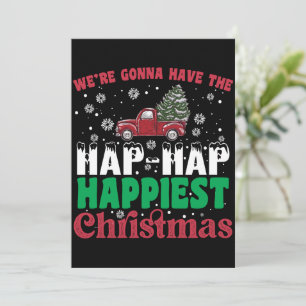 Wir werden das glückliche, glückliche Weihnachten  Einladung