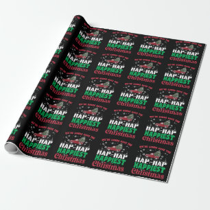 Wir werden das glückliche, glücklichste Weihnachte Geschenkpapier
