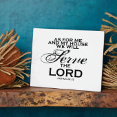 Wir werden dem Herrn dienen Fotoplatte (Seite)