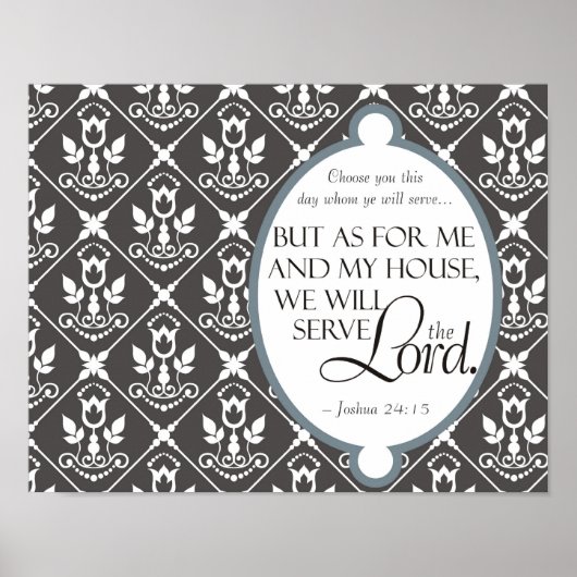 Wir werden dem Herrn dienen Poster (Vorne)