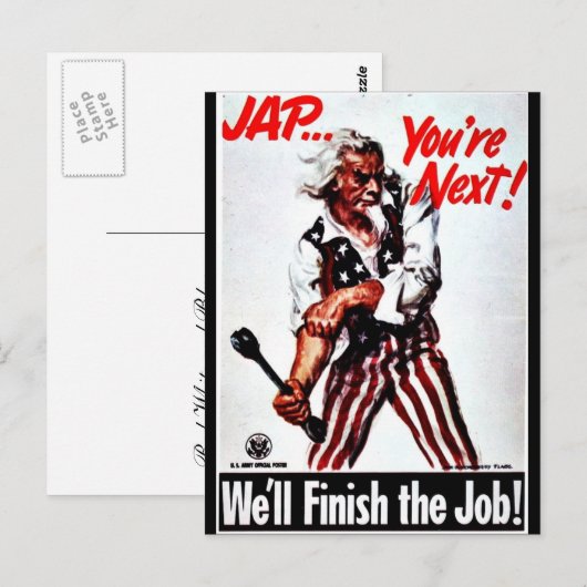 Wir werden den Job beenden! Postkarte (Vorne/Hinten)