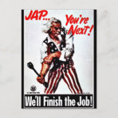 Wir werden den Job beenden! Postkarte (Vorderseite)