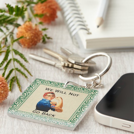 Wir werden den Schlüsselanhänger nicht zurückgehen (Vorderseite rechts)