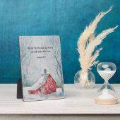 Wir werden der Lord Bible Verse Picture 12x18 dien Fotoplatte (Seite)