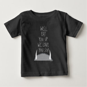 Wir werden Dich auffressen, wir lieben Dich so seh Baby T-shirt