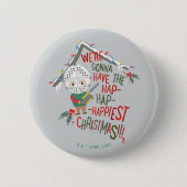 Wir werden die glücklichsten Weihnachten haben Button (Vorderseite)