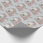 Wir werden die glücklichsten Weihnachten haben Geschenkpapier (Ecke)