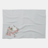 Wir werden die glücklichsten Weihnachten haben Geschirrtuch (Horizontal)