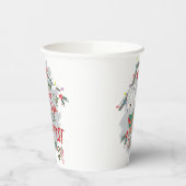 Wir werden die glücklichsten Weihnachten haben Pappbecher (Links)