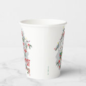 Wir werden die glücklichsten Weihnachten haben Pappbecher (Rechts)