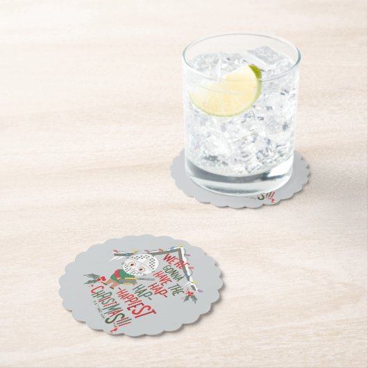 Wir werden die glücklichsten Weihnachten haben Untersetzer (Vor Ort)