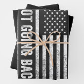 Wir werden die Harris-Walz-Wahlen nicht zurückzieh Geschenkpapier Set (Beispiel)