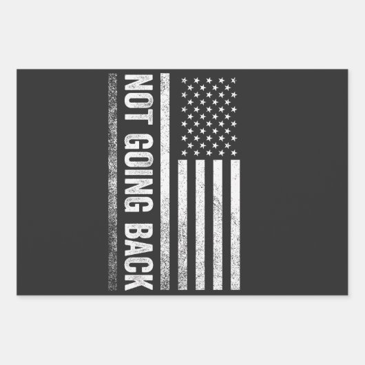 Wir werden die Harris-Walz-Wahlen nicht zurückzieh Geschenkpapier Set (Vorderseite)