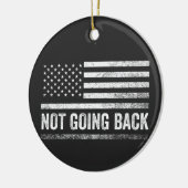 Wir werden die Harris-Walz-Wahlen nicht zurückzieh Keramik Ornament (Links)