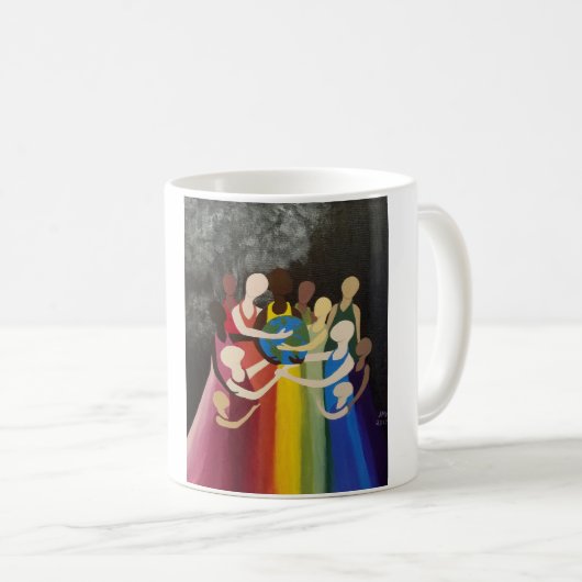 Wir werden die Tasse der weltweiten Verbrennung ni (VorderseiteRechts)