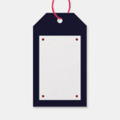 Wir werden dir soziale DistanzWeihnachten verpasse Geschenkanhänger (Rückseite)